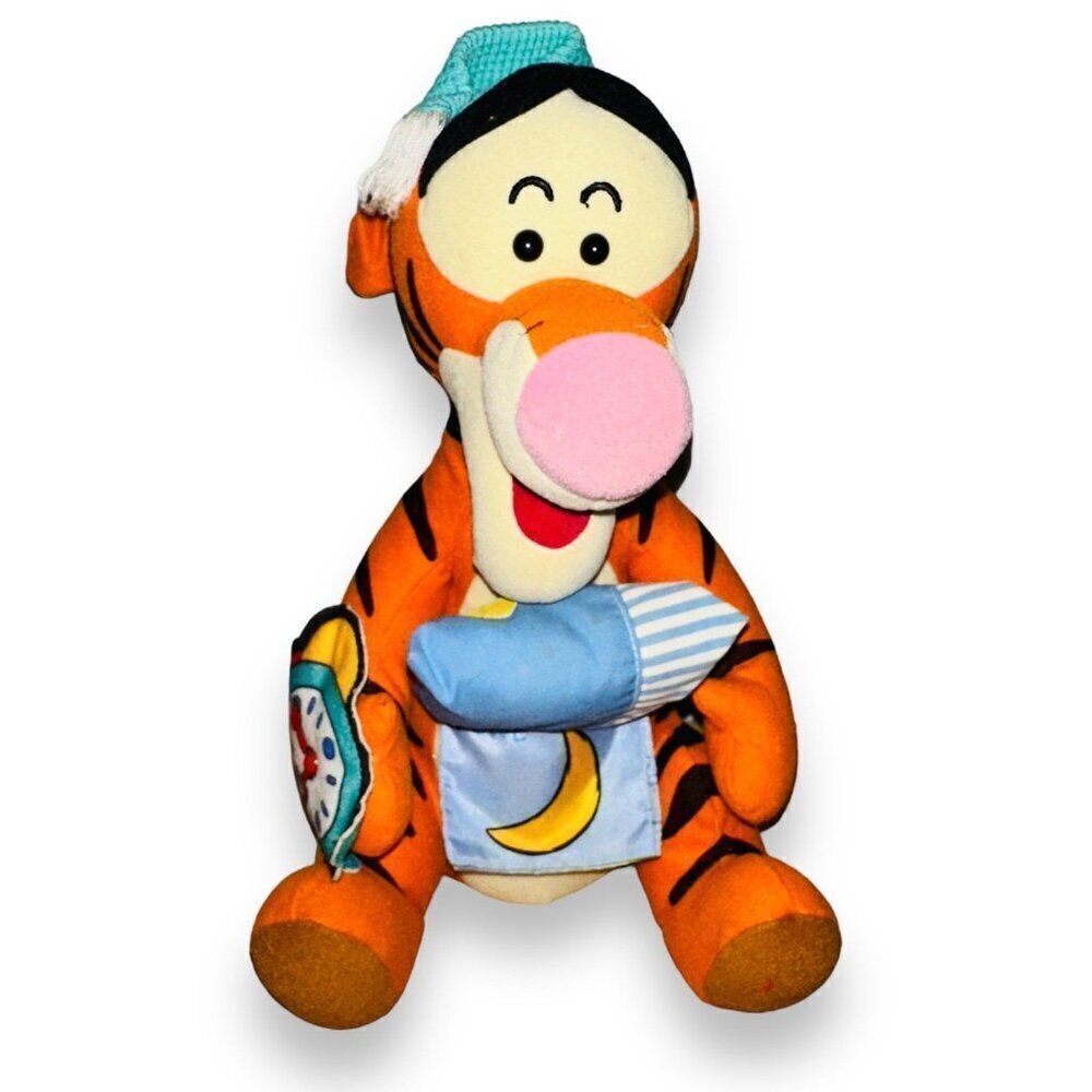 Winnie The Pooh Count to Sleep Stuffed Tigger 1997 Mattel Rare Plush Disney